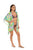 Tropical Print Open Duster