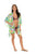 Tropical Print Open Duster