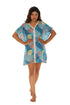 Seashell Print Cover-up Kaftan