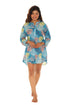 Seashell Print Cotton Cover-up