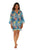 Seashell Print Cotton Button down Cover-up