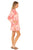 Coral reef V-neck print (UPF) dress