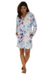 Blue Coral reef V-neck print (UPF) dress